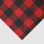 レッドバッファロープレイドティッシュペーパー 薄葉紙 (詳細)