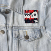 レッドバッファロープレイドポーラーベア 缶バッジ (インサイチュ)