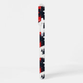 レッドバッファロープレイドポーラーベア iPhoneケース (左側面)