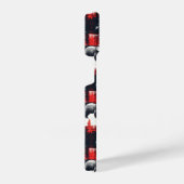 レッドバッファロープレイドポーラーベア iPhoneケース (右側面)