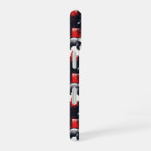 レッドバッファロープレイドポーラーベア iPhone 16ケース (右側面)