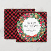 レッドバッファロープレイドリース企業の事業 シーズンカード (正面/裏面)