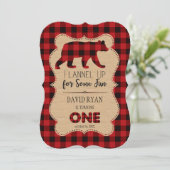 レッドバッファロープレイド誕生日ワンカスタム 招待状 (スタンド正面)