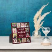 レッドバッファロープレイド12フォトコラージファミリー フォトプラーク (インサイチュ)