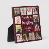 レッドバッファロープレイド12フォトコラージファミリー フォトプラーク (正面)