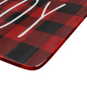 レッドバッファロープレイド&ジョイ |ハッピーホリデー カッティングボード (角)