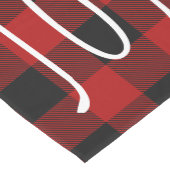 レッドバッファロープレイド&ジョイ |ハッピーホリデー ミディアムテーブルランナー (コーナー)