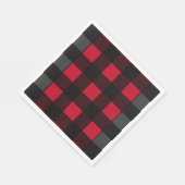 レッドバッファロープレイド スタンダードランチョンナプキン (角)