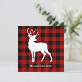 レッドバッファロープレイド&ディアー |個人名ギフト (スタンド正面)