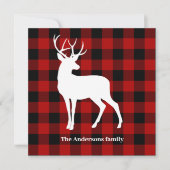 レッドバッファロープレイド&ディアー |個人名ギフト (正面)