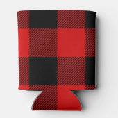 レッドバッファロープレイド&ホワイトベア 缶クーラー (裏面)