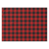 レッドバッファロープレイド&メリークリスマス テーブルクロス (正面(横))