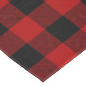 レッドバッファロープレイド&メリークリスマス テーブルクロス (アングル)
