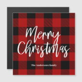 レッドバッファロープレイド&メリークリスマス |個人名 (正面/裏面)