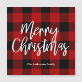 レッドバッファロープレイド&メリークリスマス |個人名 (正面)