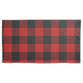 レッドバッファロープレイド 枕カバー (正面左)