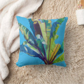 レッドバナナツリー枕byブルース・チュニス クッション (ブランケット)