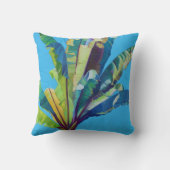 レッドバナナツリー枕byブルース・チュニス クッション (裏面)