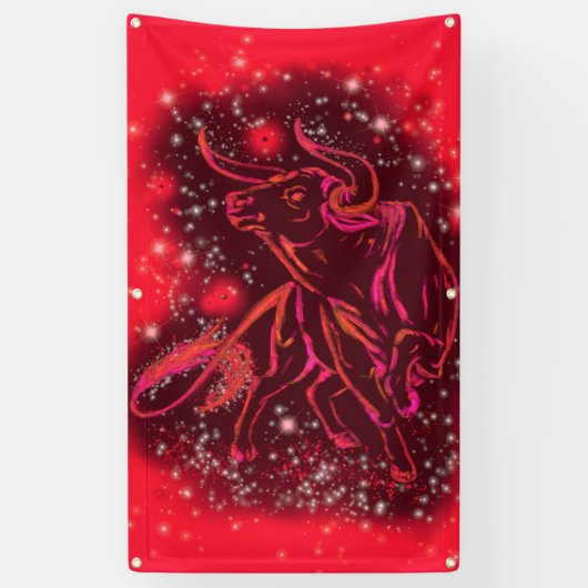 レッドバナーブルランニングズアットスターリーナイト 横断幕 (縦)