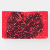 レッドバナーブルランニングズアットスターリーナイト 横断幕 (横)