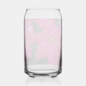 レッドバリエーションポインセティアスホリデイ ガラス缶 (裏面)