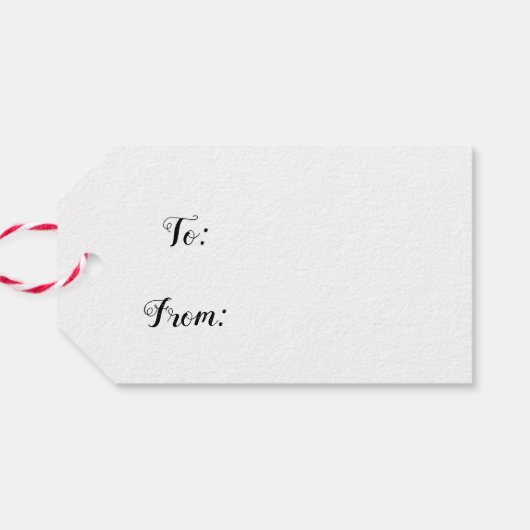 レッドバリエーションポインセティアスホリデイ ギフトタグ (裏面横)