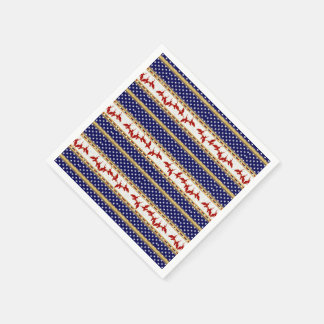 レッドバルドイーグルアメリカペーパーナプキン スタンダードカクテルナプキン