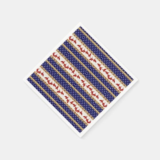 レッドバルドイーグルアメリカペーパーナプキン スタンダードカクテルナプキン (角)