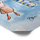 レッドバルーンポスター ポスター (角)