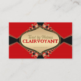 レッドバロックエレガンテタロット名刺 名刺