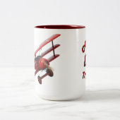 レッドバロン – Fokker Dr.1 Triplane ツートーンマグカップ (中央)
