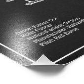 レッドバロンFokker Dr1 – 飛行機の設計図PD フォトプリント (角)