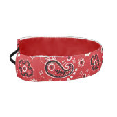 レッドバンダナヘアアクセサリーおもしろいノンヘッドバスリップまたは滑ることンド アスレチックヘッドバンド (左)