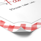 レッドバーガーBBQベビーシャワー特典 ポスター (角)