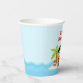 レッドバースデーパーティーのブロンド海賊少女 紙コップ (右)