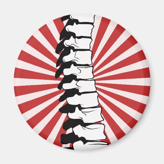 レッドバースト背骨マグネット マグネット (正面)