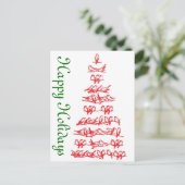 レッドバーズホリデーカード シーズンポストカード (スタンド正面)