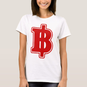 レッドバーツ฿タイ通貨฿ Tシャツ