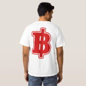 レッドバーツ฿タイ通貨฿ Tシャツ (裏面フル)