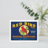 レッドバードナシクラレーベルパシュタン， WA ポストカード (スタンド正面)