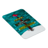 レッドバードマグネット付きパレットクリスマスツリー マグネット (右側)