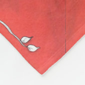 レッドバードラプソディ フリースブランケット (角)