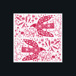 レッドバード キャンバスプリント<br><div class="desc">平和赤と白を願う。オリジナルアートby Nic Squirrell.</div>