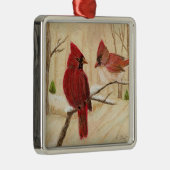 レッドバード メタルオーナメント (右)