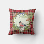 レッドバード&リースクリスマス装飾用クッション クッション (裏面)