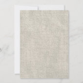 レッドバーラ素朴ップブライダルシャワー招待状 招待状 (裏面)