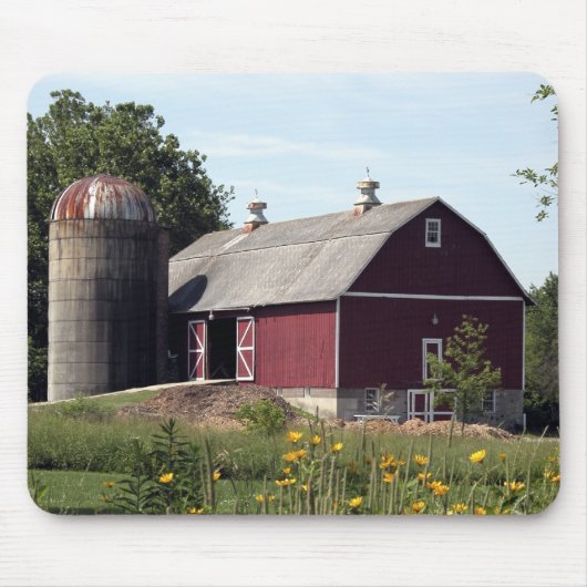 レッドバーンとサイロ マウスパッド (正面)