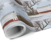 レッドバーンアンドスノーラッピング紙 ラッピングペーパー (ロールコーナー)