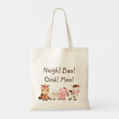 レッドバーンアンドダックトパーソナライズされたートバッグ トートバッグ (裏面)