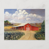 レッドバーンウェストバージニアファームファインアート絵画ズ ポストカード (正面)